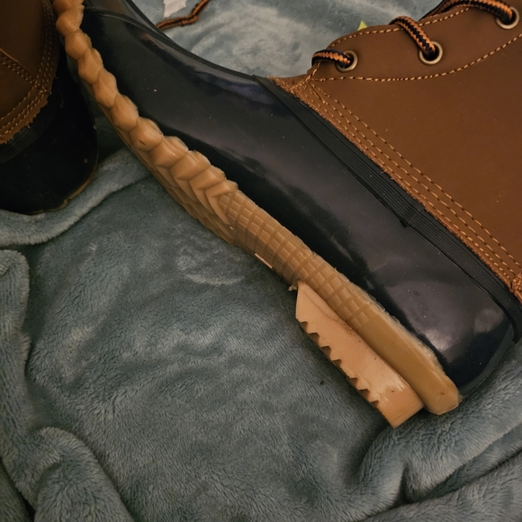 Western Chief Navy and Brown Water-Resistant Rain Boots - Picture 11 of 11